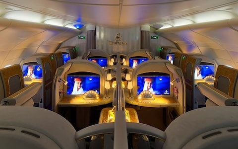 emirates business class
